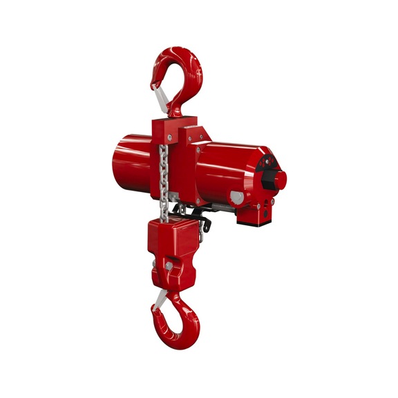 RED ROOSTER mini pneumatic chain hoist 500 kg TCR-500DP2 - Pneumatic chain hoist / pneumatic hoist