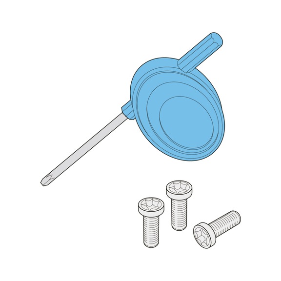 806.148 BIG DAISHOWA, Spannschraube Torx-Plus mit Schl&uuml;ssel S4S - Torx-Plus, Spannschrauben SETs mit Schl&uuml;ssel