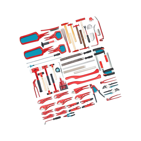 HAZET tool assortment 0-179NX/65ALU Number of tools 65 - Tool assortment