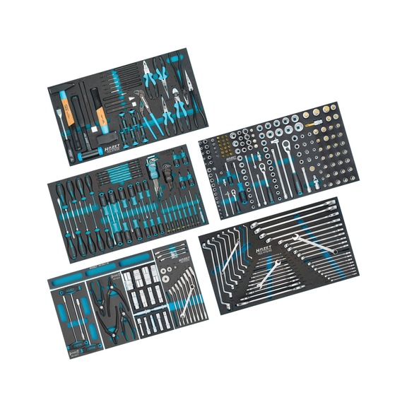 HAZET Werkzeug Sortiment 0-179NXL/321 Anzahl der Werkzeuge 321 - Werkzeugsortiment