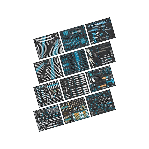 HAZET tool assortment 0-179NXXLD/616 Number of tools 616 - Tool assortment