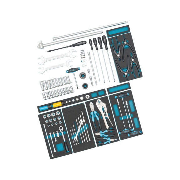 HAZET supplementary assortment for AUDI 0-2500-163/86 Number of tools 86 - Tool assortment