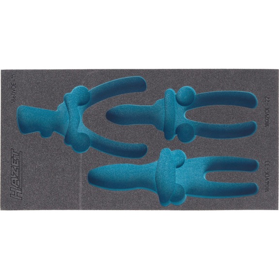 HAZET 2-Komponenten Weichschaum-Einlage 163-227L - Einlage für Werkstattwagen