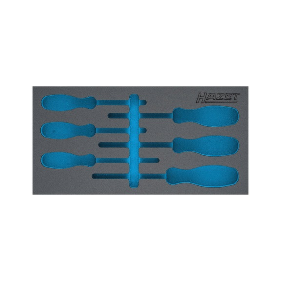 HAZET 2-component soft foam insert 163-266L - Insert for tool trolley