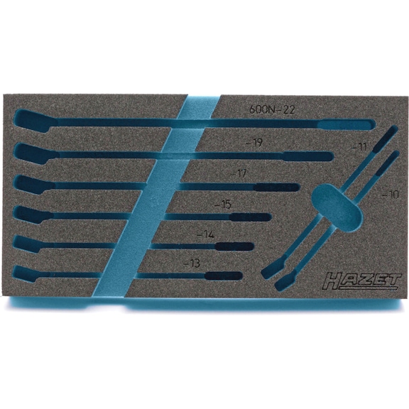 HAZET 2-Komponenten Weichschaum-Einlage 163-292L - Einlage für Werkstattwagen