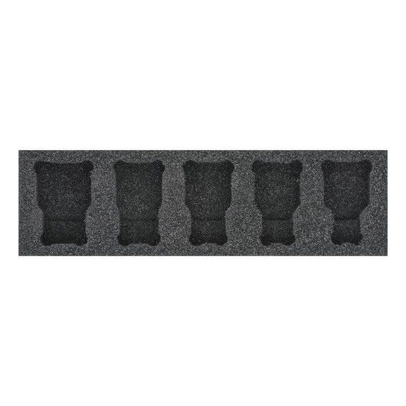 HAZET 2-component soft foam insert 163-301L - Insert for tool trolley