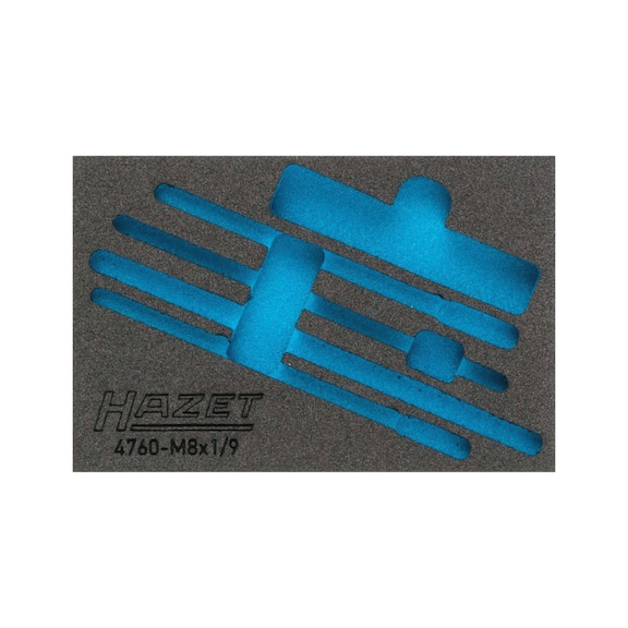 HAZET 2-component soft foam insert 163-321L - Tool assortment