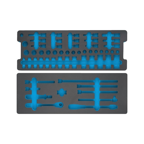 HAZET 2-Komponenten Weichschaum-Einlage 163-401L - Einlage für Werkstattwagen