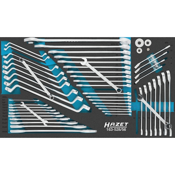 HAZET wrench set 163-528/56 Number of tools 56 - Tool assortment