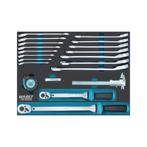 HAZET Universal set 163-533/20 Number of tools 20 - Tool assortment