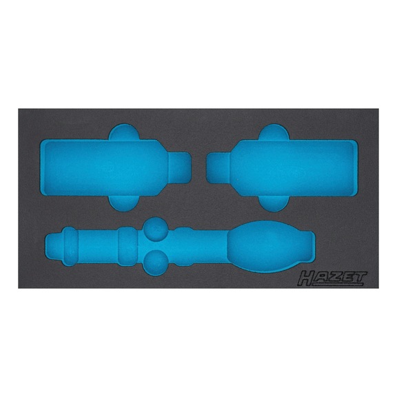 HAZET 2-Komponenten Weichschaum-Einlage 163-561L - Werkzeugsortiment