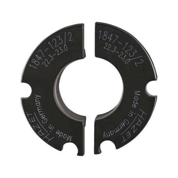 HAZET half-shells pair diameter 22.3 - 23 mm 1847-123/2 - Circlip pliers