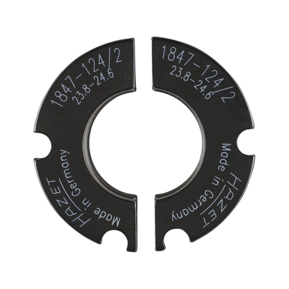 HAZET half-shells pair diameter 23.8 - 24.6 mm 1847-124/2 - Circlip pliers