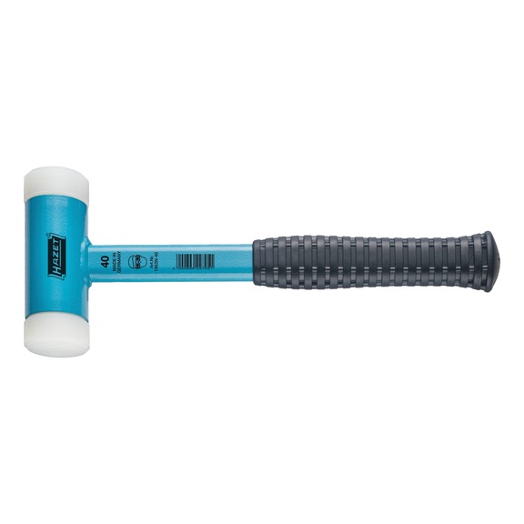 HAZET non-rebound plastic hammer 1953N-40 40 mm - Soft-face mallet