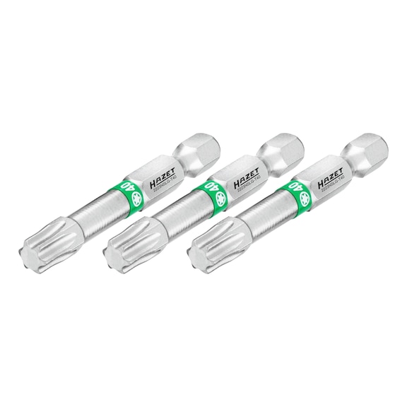 HAZET bit 2223NSLG-T40/3 hexagon1/4 Number of tools 3 - Bit for hexagon socket screws