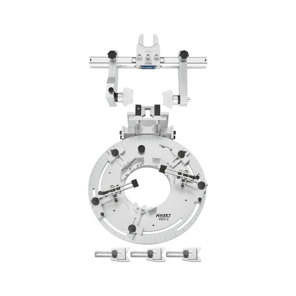 HAZET Clamping plate 4903-2 Universal clamping plate adjustable 4903-3 2-piece - Operating equipment, workshop equipment (accessories, other)