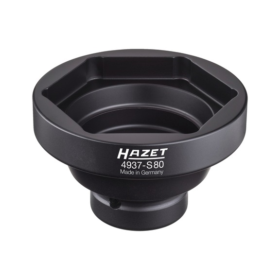 HAZET Nkw Achsmutter-Steckschl&uuml;ssel 4937-S80 - Abziehwerkzeug, Ausdreher (Sonstiges)