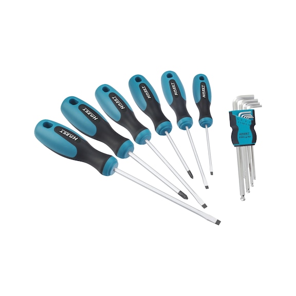 HAZET Schraubendreher Satz 810/2 Kreuzschlitz Profil Anzahl der Werkzeuge 15 - Schraubendreher-Satz