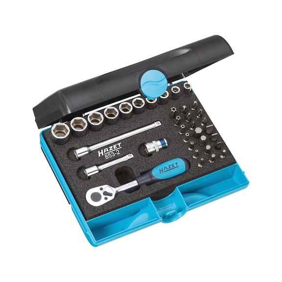 HAZET Socket wrench set Number of tools 35 - Socket wrench set