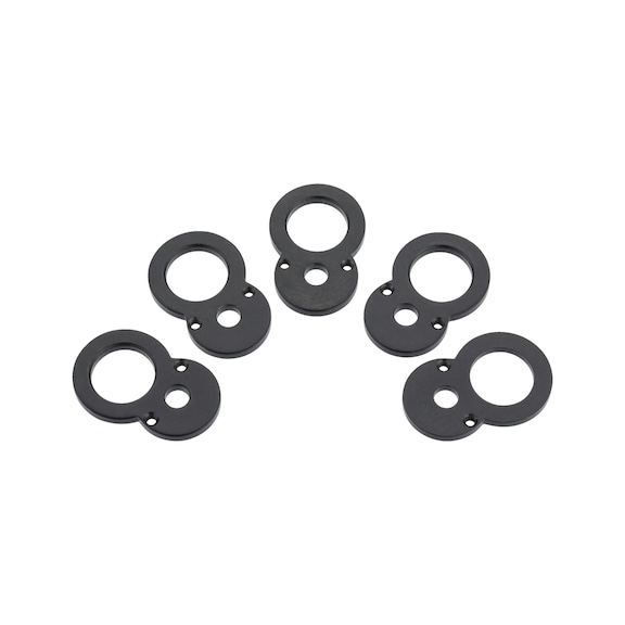 HAZET Cover plate set 863P-01/5 - Connection square (reversible ratchet)