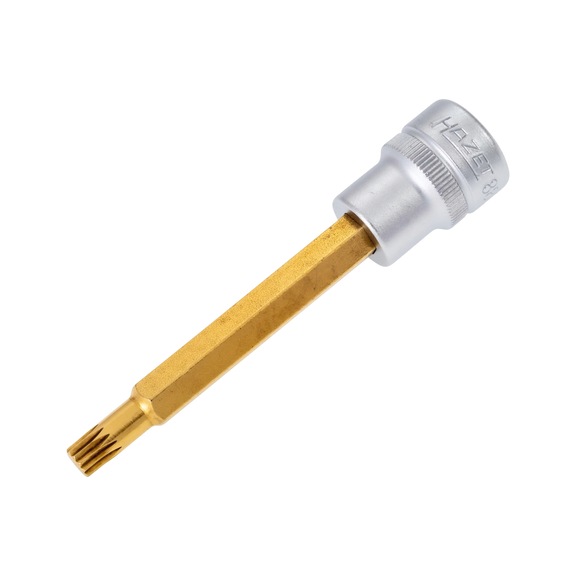 HAZET Screwdriver socket 8808LG-6 - Internal multi-tooth screwdriver bit
