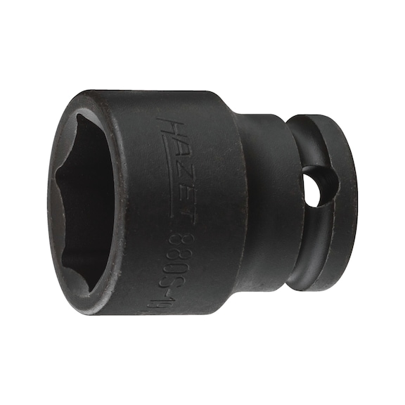 HAZET Schlagmaschinenschrauber Steckschlüsseleinsatz Sechskant 880S-19 - Steckschlüsseleinsatz (6kant)