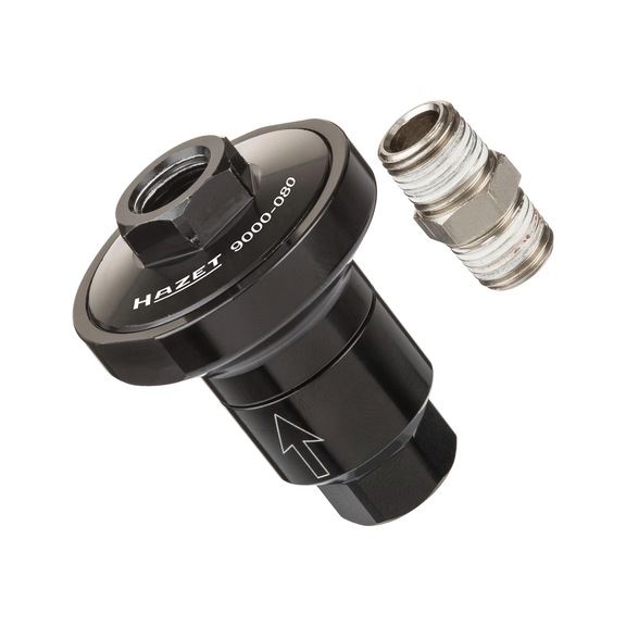 HAZET Druckluft Minderer 9000-080 - Filterregler (Zubehör Druckluftwerkzeug)