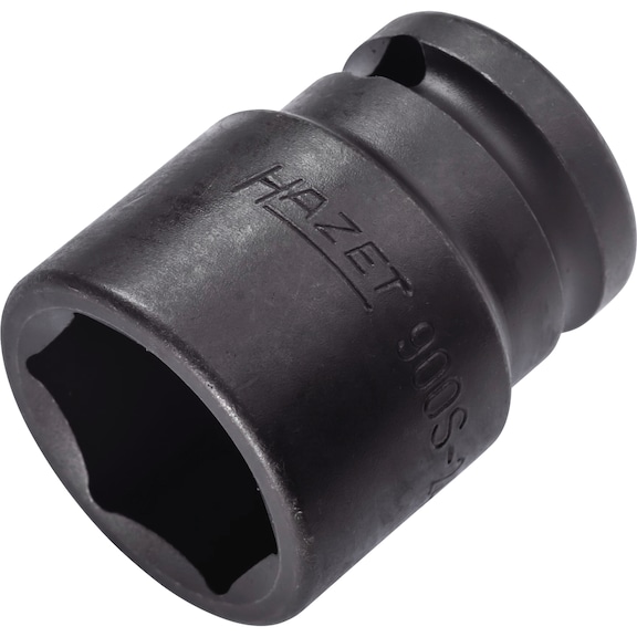 HAZET Schlagmaschinenschrauber Steckschlüsseleinsatz Sechskant 900S-24 - Kraftschraubereinsatz (6kant)