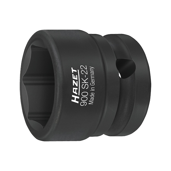 HAZET Schlagmaschinenschrauber Steckschlüsseleinsatz Sechskant 900SK-22 - Steckschlüsselsatz