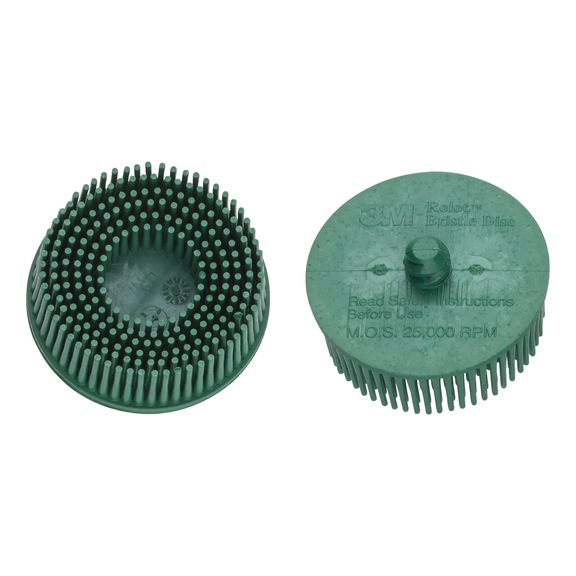 HAZET replacement bristle sander set green 2-piece 9033-11-050/2 - Abrasives, grinding tools (other)