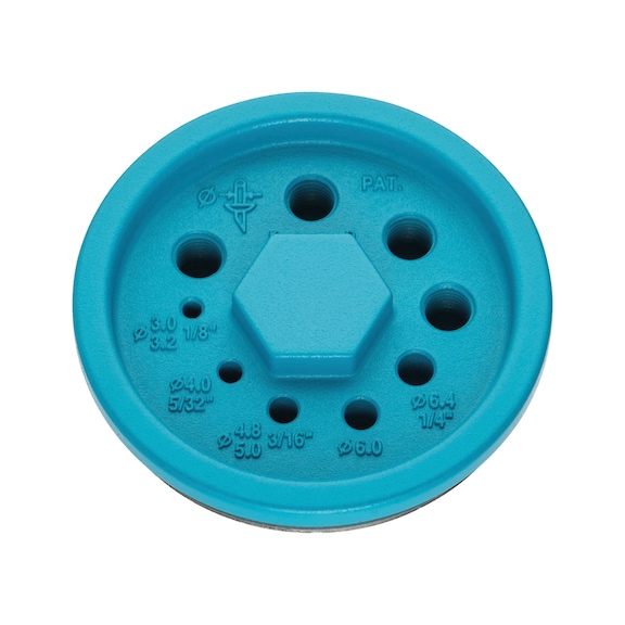 HAZET Cylinder cap with gauge 9037N-2-024/2 - Blind rivet gun (compressed air)