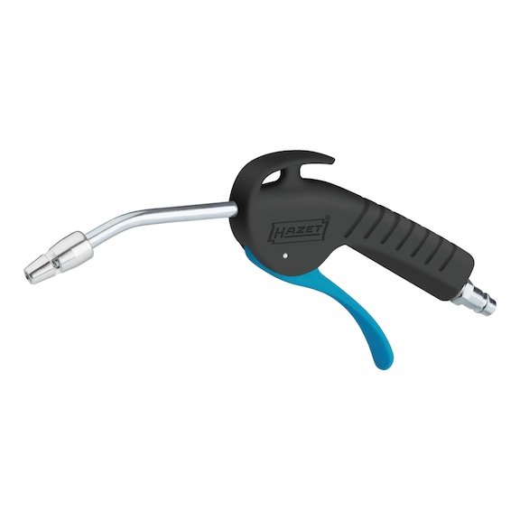 HAZET Ausblaspistole 100&nbsp;mm mit Venturidüse und gebogenem Rohr 9040P-4 - Ausblaspistole (Druckluft)