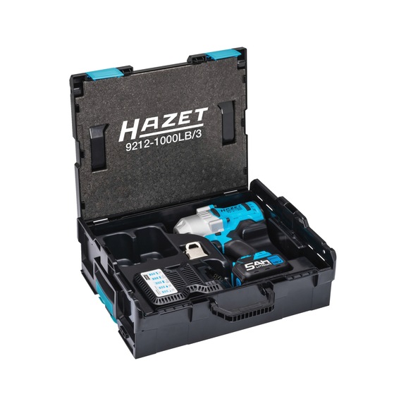 HAZET Cordless impact wrench 3-piece 9212-1000LB/3 - Impact wrench (battery)
