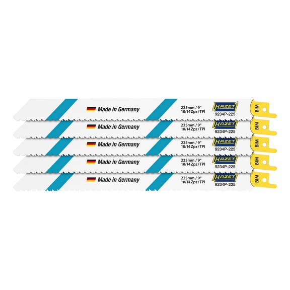 HAZET saw blade set 9234P-225/5 Number of tools 5 - Impact wrench (battery)