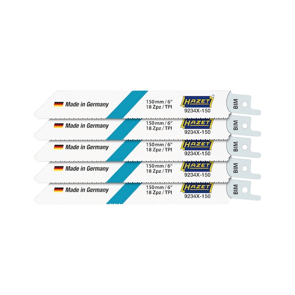 HAZET Saw blade set 9234X-150/5 Number of tools 5 - Impact wrench (battery)