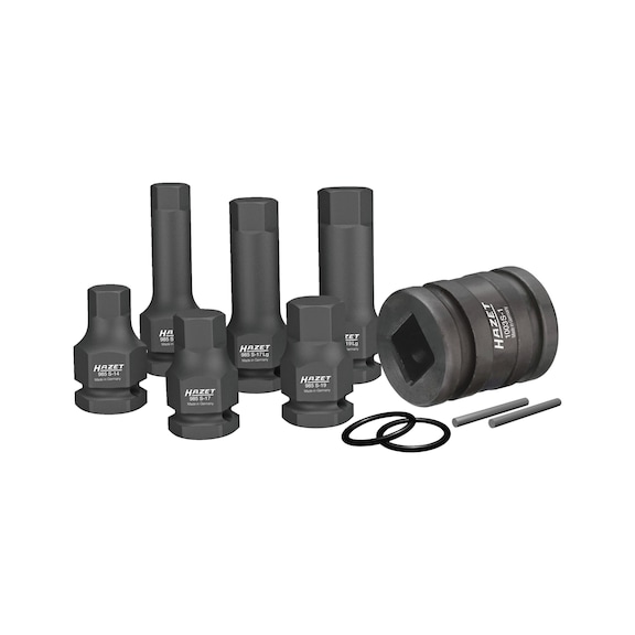 HAZET impact wrench screwdriver socket set 11-piece set - Hexagon socket insert (socket wrench)