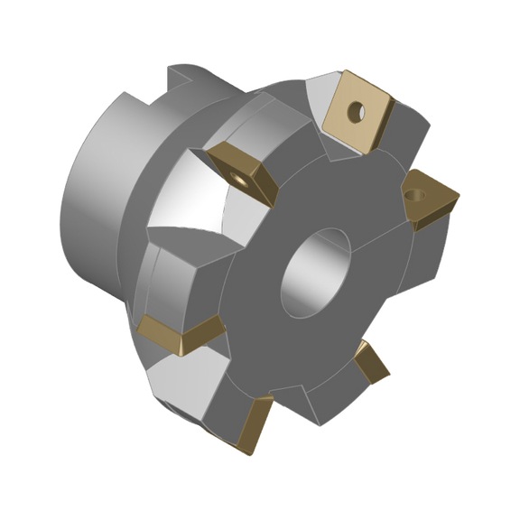 ORION angular face milling head, 90 deg., D=80.0 for ind. inserts SEET120308 T=6 - Angular milling cutter 90°