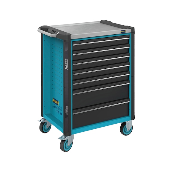 HAZET Assistant workshop trolley 179NX-7 drawers - Workshop trolley