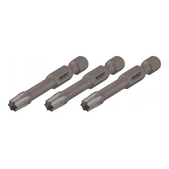 HAZET Schlagmaschinenschrauber Torsions-Bits 2223SLG-T27/3 3-teilig - Bit für Innensechsrundschrauben