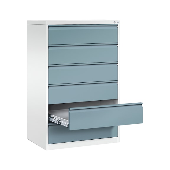C+P Acurado drawer cabinet, H1357B787T590 mm, No. 12936-323|S10096 - Clothes locker (workshop)