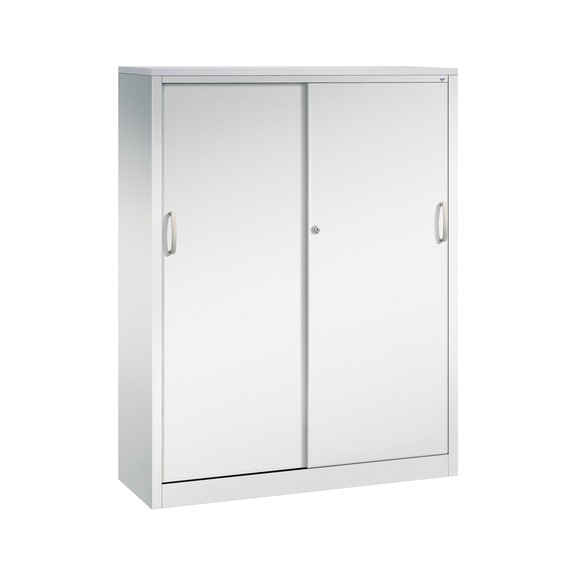 C+P Acurado-2000 sliding-door wardrobe, H1600W1200D400 mm, No. 2048-1200|S10016 - Workshop cabinet