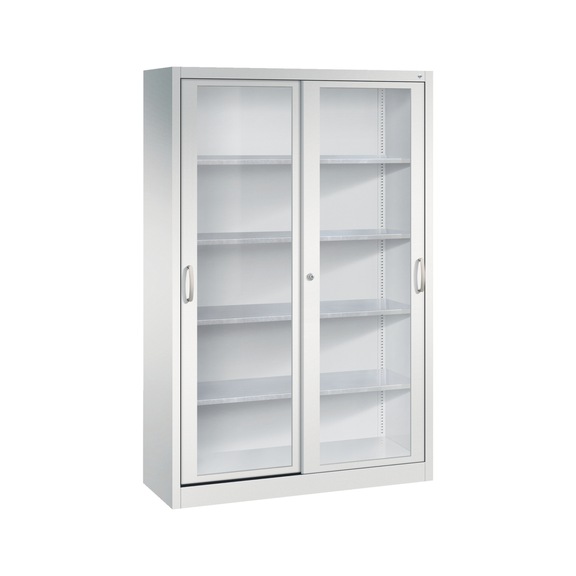 C+P Acurado-2000 sliding-door wardrobe, H1950B1200D400 mm, No. 2049-055|S10027 - Workshop cabinet