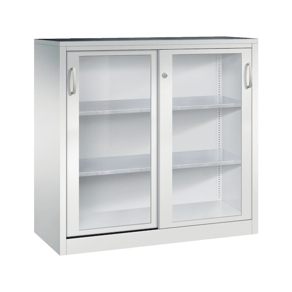 C+P Acurado-2000 sliding-door wardrobe, H1200B1200D500 mm, No. 2057-055|S10012 - Workshop cabinet