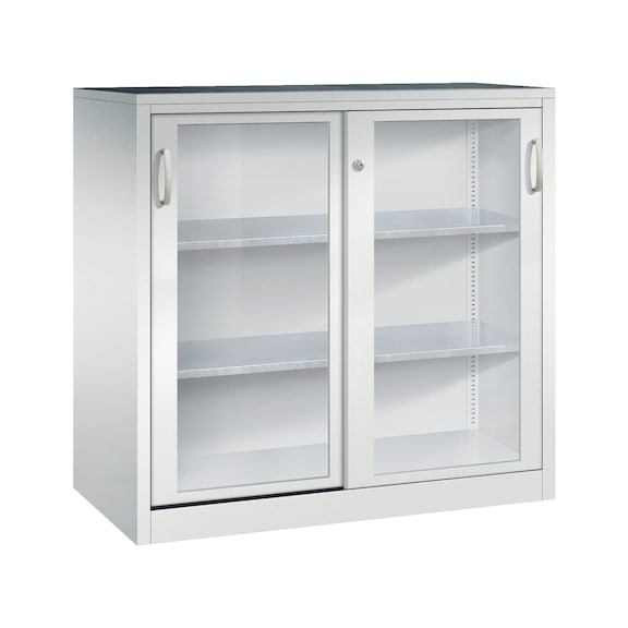 C+P Acurado-2000 sliding-door wardrobe, H1200B1200D600 mm, No. 2067-055|S10007 - Workshop cabinet