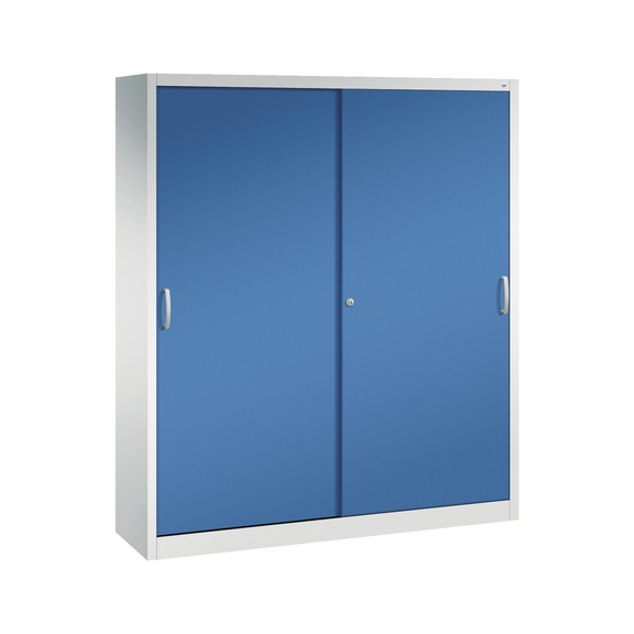 C+P Acurado-2000 sliding-door wardrobe, H1950B1600D400 mm, No. 2140-100|S10008 - Workshop cabinet