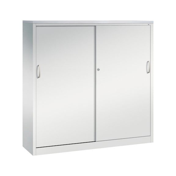 C+P Acurado-2000 sliding-door wardrobe, H1600B1600D400 mm, No. 2148-1200|S10010 - Workshop cabinet