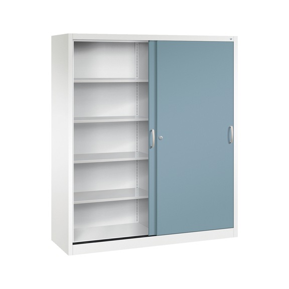 C+P Acurado-2000 sliding-door wardrobe, H1950B1600D500 mm, No. 2150-00|S10254 - Workshop cabinet