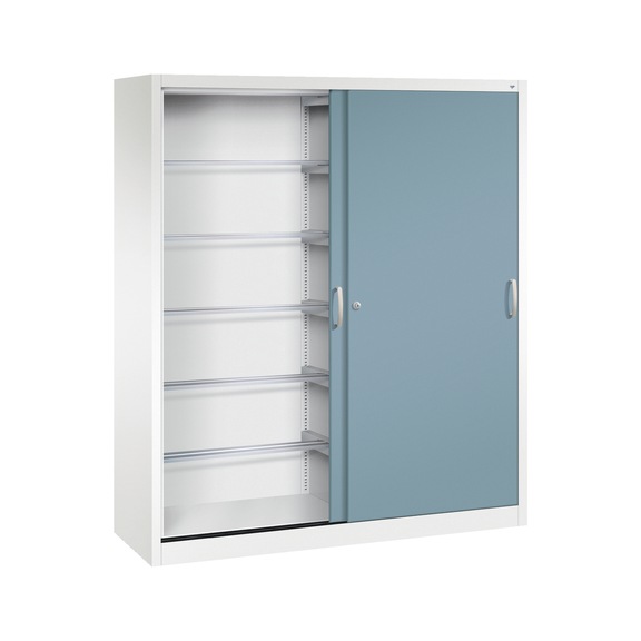 C+P Acurado-2000 sliding-door wardrobe, H1950B1600D500 mm, No. 2150-60|S10055 - Workshop cabinet