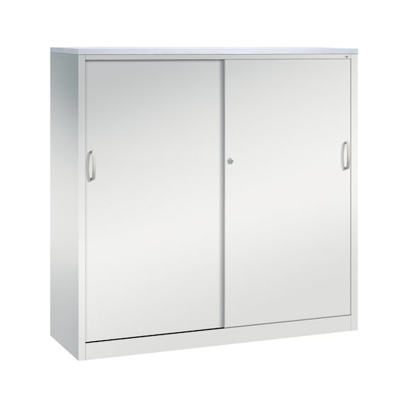 C+P Acurado-2000 sliding-door wardrobe, H1600W1600D500 mm, No. 2158-1200|S10009 - Workshop cabinet