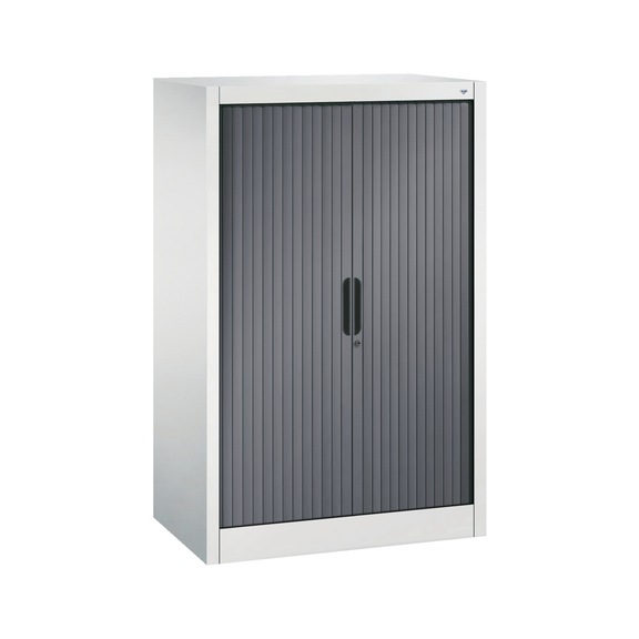 C+P Omnispace roller shutter cabinet, H1230B800D420 mm, /No. 3231-00|S10104 - Workshop cabinet